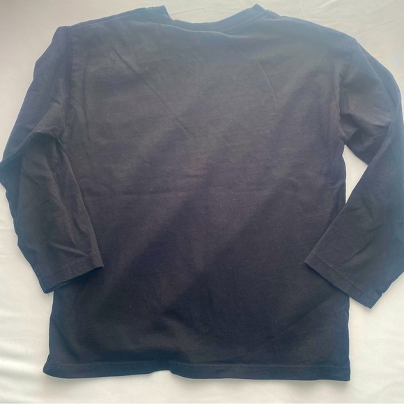 Zara “Calm Mood” Long Sleeve Crewneck Black Size 4-5 years Embroidered EUC - Picture 4 of 4